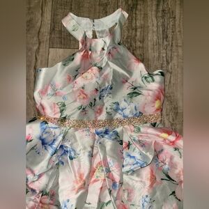 Rare Editions Pastel Floral Dress